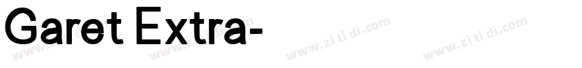 Garet Extra字体转换